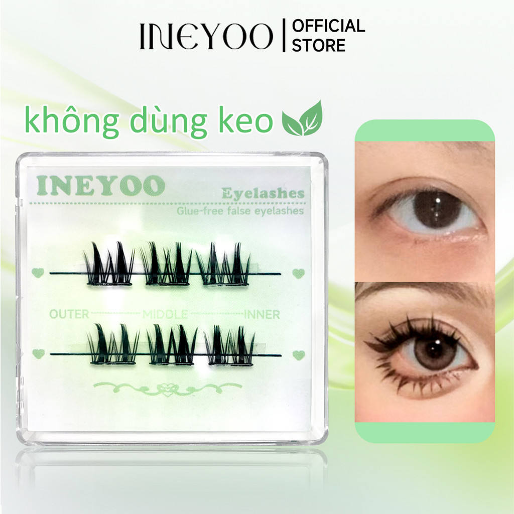 Abpopa Ineyoo 6PCS C Curl Eyelashes Bushy Eyelashes สําหรับตุ๊กตา 3D