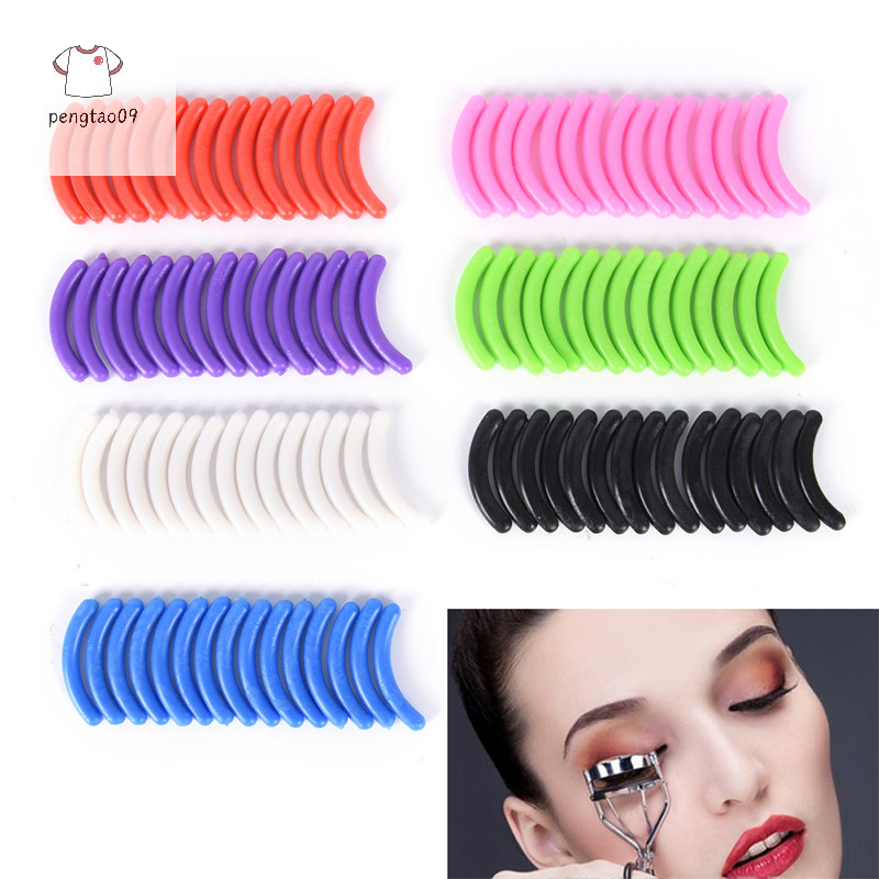 Pengatao09 15 ชิ้นเติมแผ่นยาง Make Up เครื่องมือเปลี่ยน Eyelash Curler วงกลมเครื่องมือร้อนใหม่