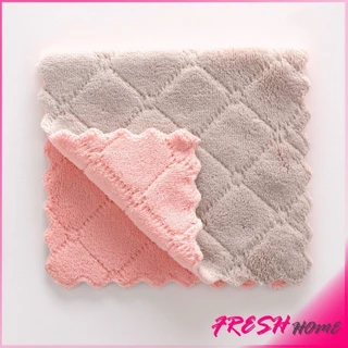 Fresh ผ้าอเนกประสงค์ ผ้าเช็ดจาน ผ้าไมโครไฟเบอร์ Clean Cloths