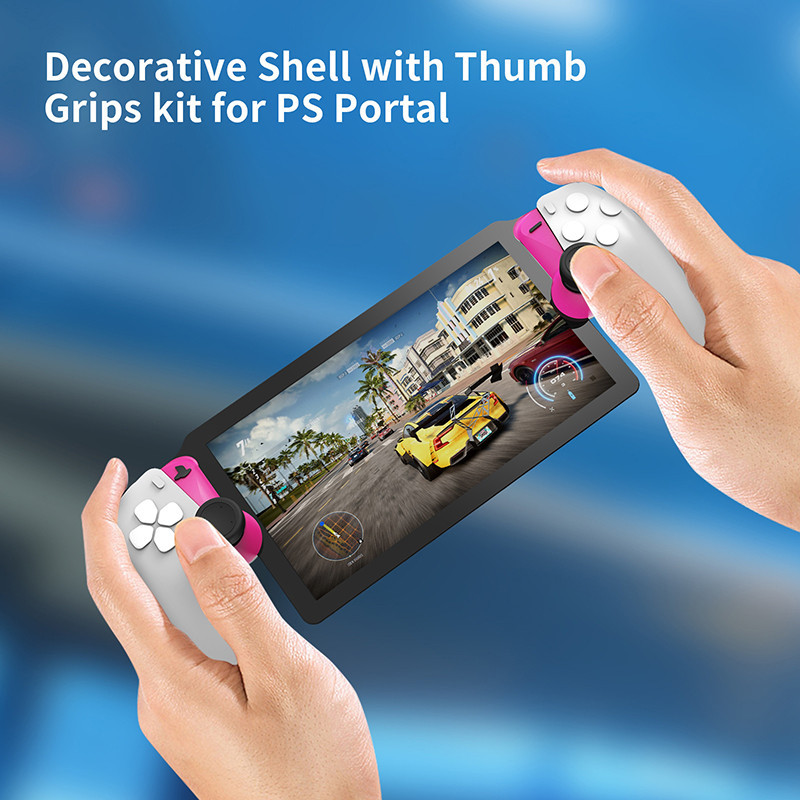 เปลี่ยนแถบ 2 ชิ้นจอยสติ๊กหมวกชุดสําหรับ PS Portal เครื่องเล่นเกมมือถือ Controller อุปกรณ์ตกแต่ง ราคา ถูกที่สุด ดีลบีเคเค แกลเลอรีภาพที่ 4