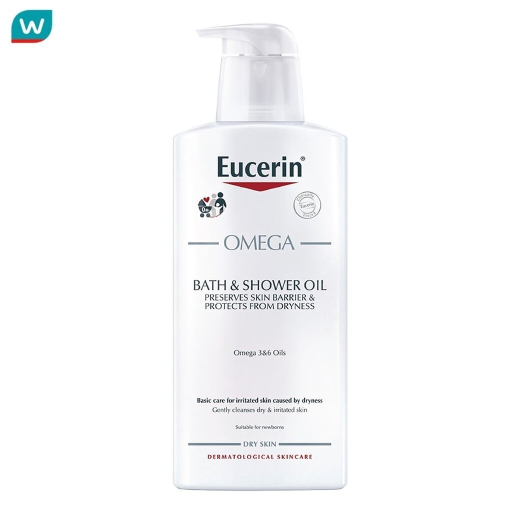 Eucerin ยูเซอริน โอเมก้า บาธ แอนด์ ชาวเวอร์ ออยล์ 400 มล.
