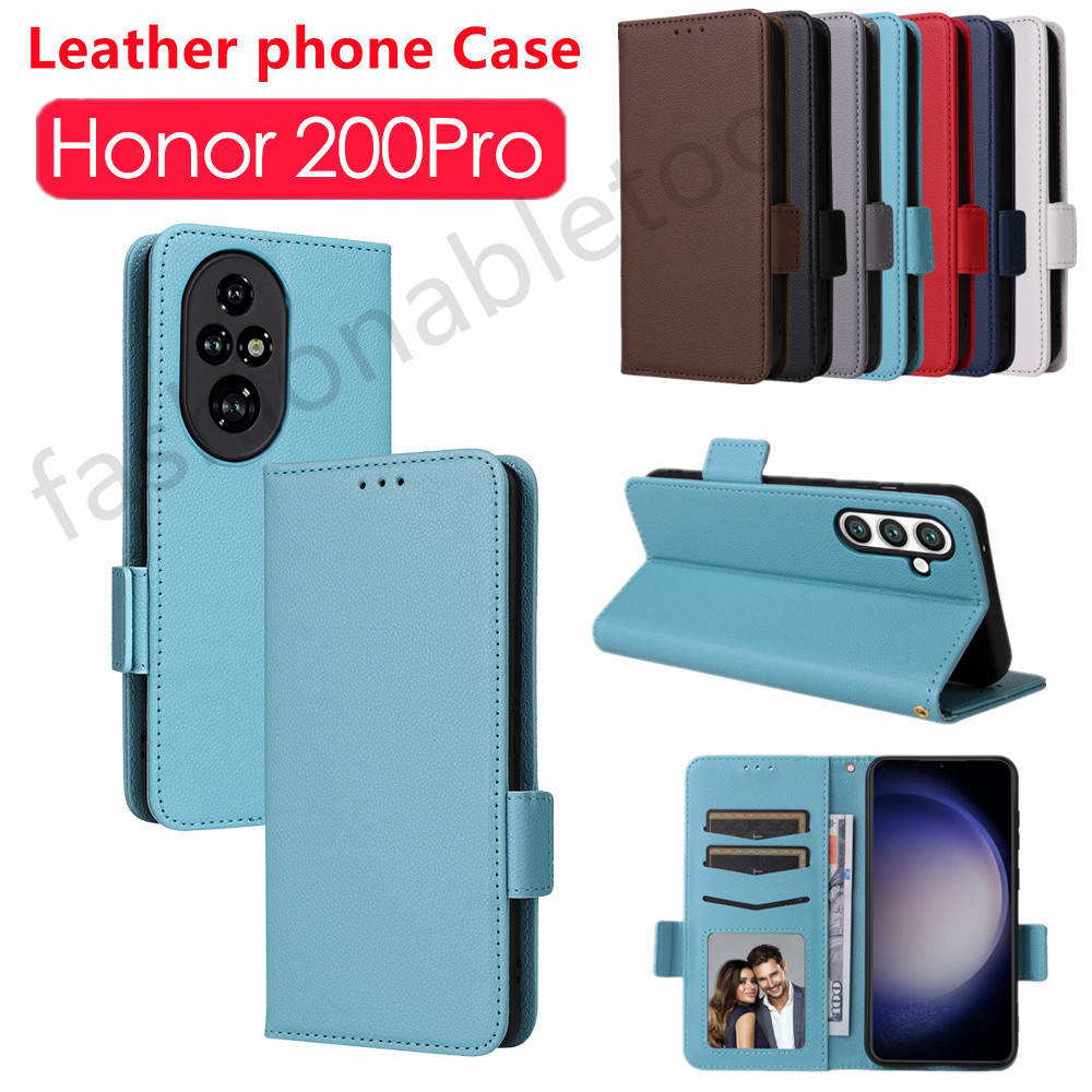เคสโทรศัพท์หนังสําหรับ Honor 200 pro Lite สมาร์ท 200pro 200Lite 200Smart Honor200 pro Honor200pro Ho