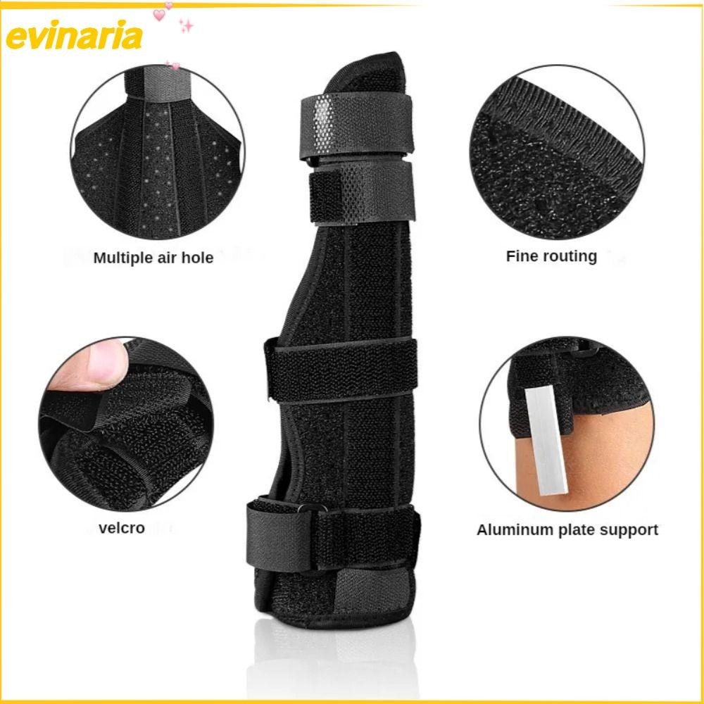 Evinaria Metacarpal Splint Brace, Support Protector Finger Brace, Fracture Splint ทันที Relie Fixed Finger Splint Left/Right Hand