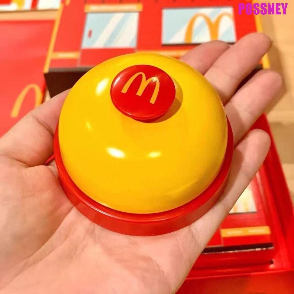 Possney โต๊ะ Call Bell, McDonalds Stable Base ร้านอาหารจับเวลา, Creative Alloy Craft ใช้งานง่าย Novelty Metal Service Bell ของขวัญนักเรียน