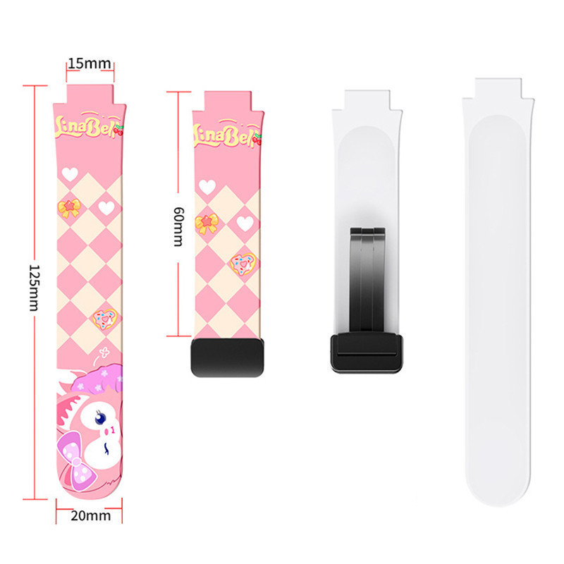 สำหรับ imoo โทรศัพท์สายนาฬิกา Z7 Z6 Z1 แม่เหล็กผีเสื้อสายรัดข้อมือ Z1 ยางนุ่มสายคล้องคอ
