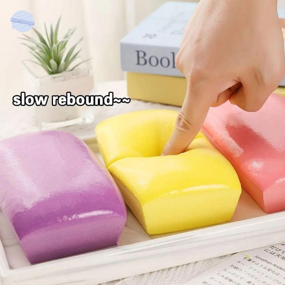 ทาบะสกุชชี่ สกุชชี่ ของเล่นบีบ Squishy  สกุชชี่น่ารักๆ ขนมปังก้อนใหญ่ ทาบะสกุชชี่รูปของกิน