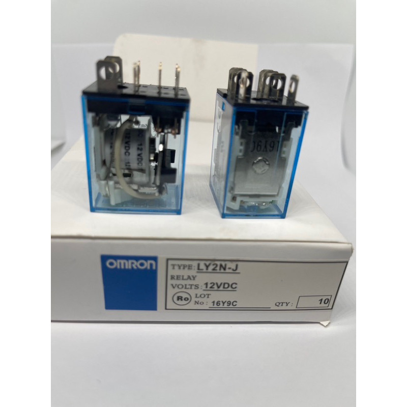 รีเลย์ LY2N ยี่ห้อ Omron มี 12VDC 24VDC 24VAC 110VAC 220VAC