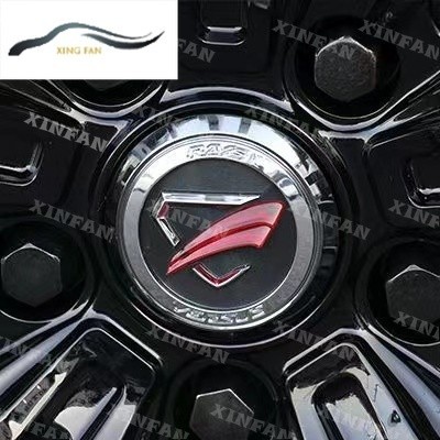 Xf 4PCS 66 มม.ล้อสีดําสําหรับ RAYS โลโก้ล้อขอบ Hub Caps ฝุ่น-Proof Cover Fit สําหรับ G025 G16 57G GT