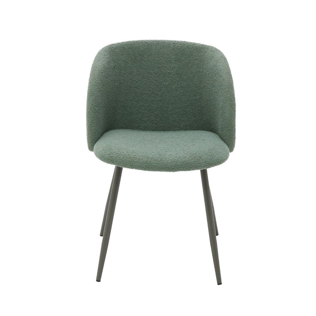 Koncept Furniture เก้าอี้ KC-PLAY รุ่น JAENO ขาเหล็กเทา ผ้าเขียว (55x60x81 ซม.) แบรนด์ KONCEPT FURNITURE