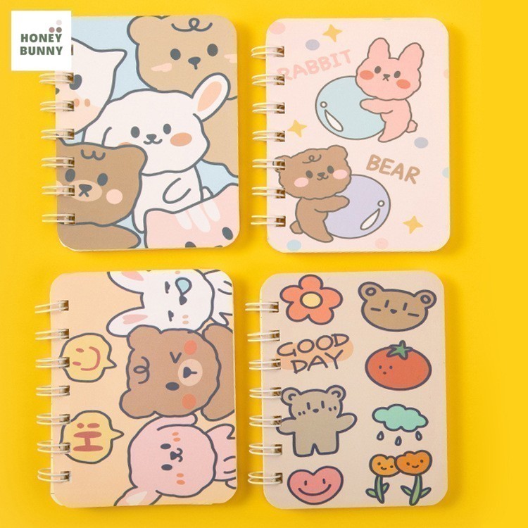 สมุดโน้ต สมุดโน๊ตจิ๋ว ลายน้องหมี Post-it โพสต์อิท Sticky Note กระดาษจดบันทึก