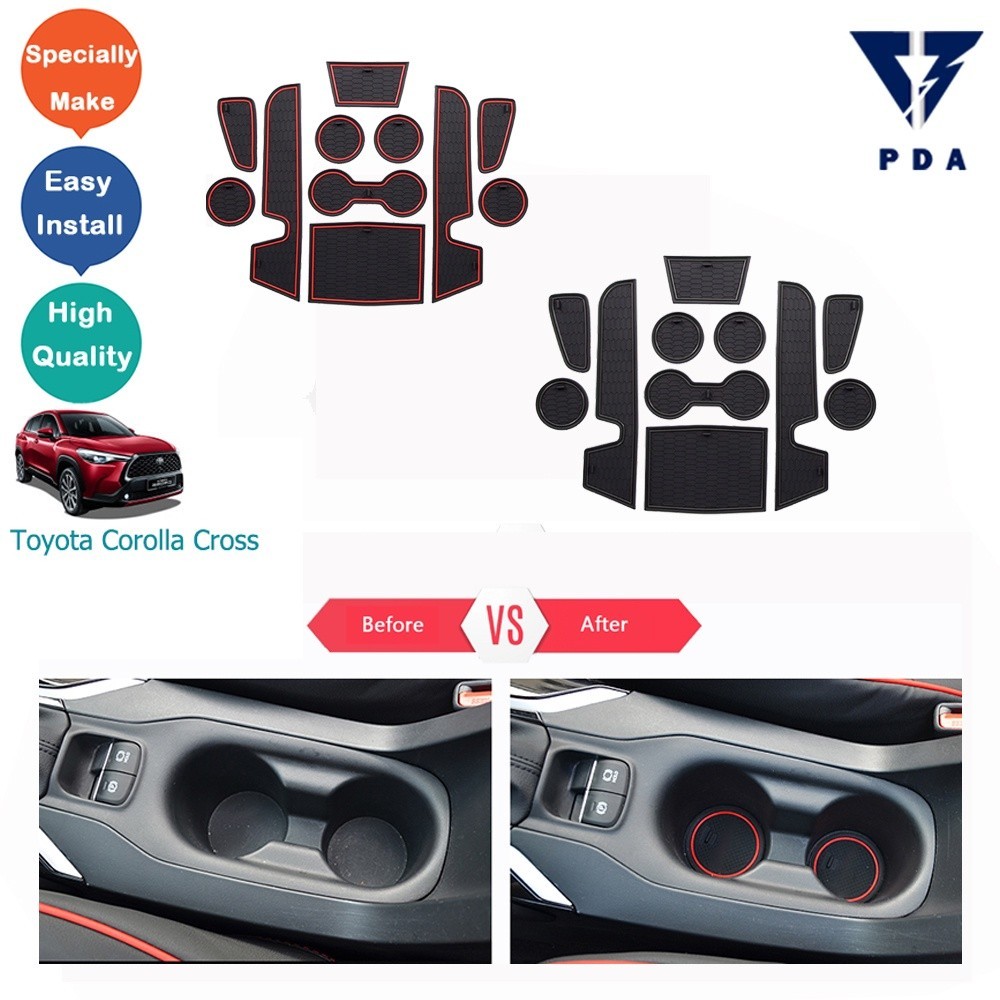 พรมยางคอนโซล Toyota Corolla Cross XG10