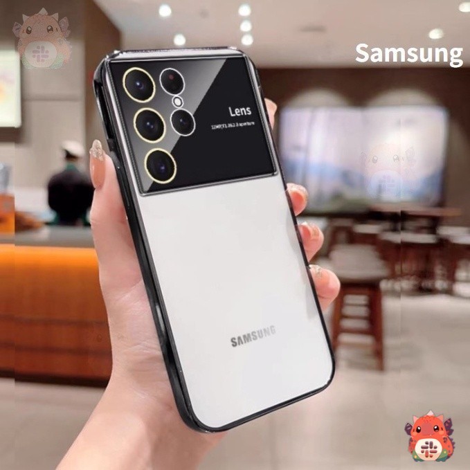 เคสหรูหรา Samsung Galaxy A12 A03 A04 กรณี S24 S23 S22 S21 S20 FE Ultra Plus A30S Electroplated หน ้ 