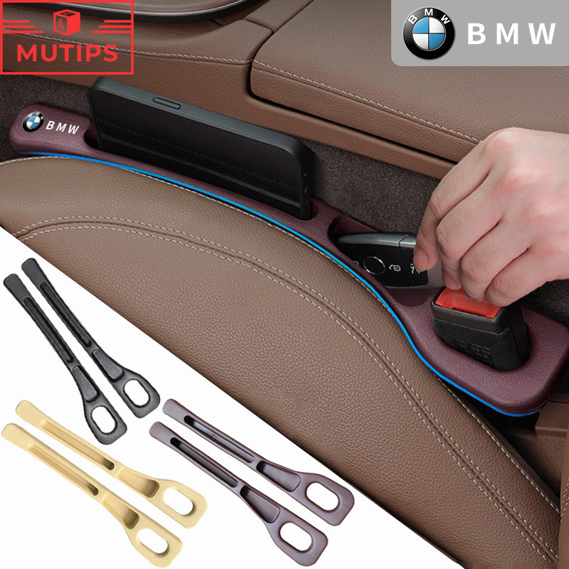 Bmw สากลฟิลเลอร์ช่องว่างของรถ พร้อมช่องเก็บของ ป้องกันสิ่งของตกระหว่างที่นั่ง ที่ปิดซอกเบาะ BMW M G20 F10 E46 F30 E39 G30 E60 E90 X1 E84 645ci E63 E36 E30 X3 F25 X3 G01 X1 F48 F32 F34 E92 G22 F44 IX3 I4 IX