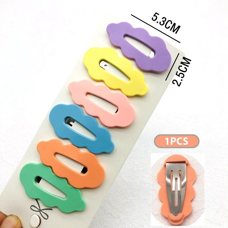 besla.thCandy-Color Frosted BB Clip Handmade DIY Bangs Clip กิ๊บติดผมเด็ก