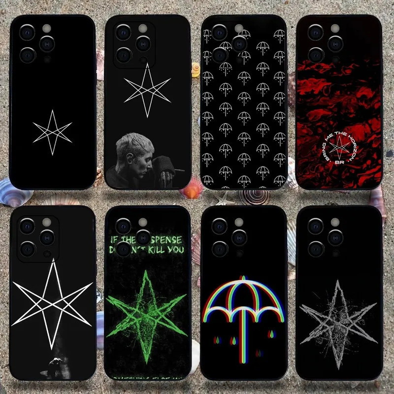 TK-1 Bring Me H-HorizonS BMTH เคสโทรศัพท์สําหรับ Apple iPhone 17,15,14,13,12,11,Pro,X,XS,Max,XR,Plus,Mini Soft Black Cover