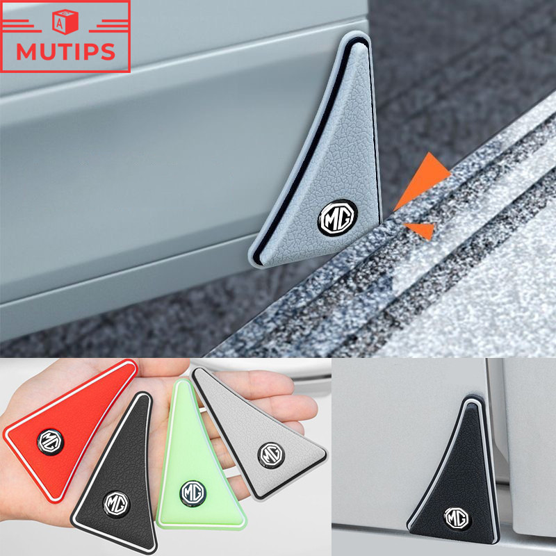 2 ชิ้น/เซ็ต MG รถมุมประตูสติกเกอร์ Auto ประตู Anti-collision กันชนสําหรับ HS ZS EP MG5 MG3 MG4 EV 4 5 6 GM Mulan VS HEV Extender