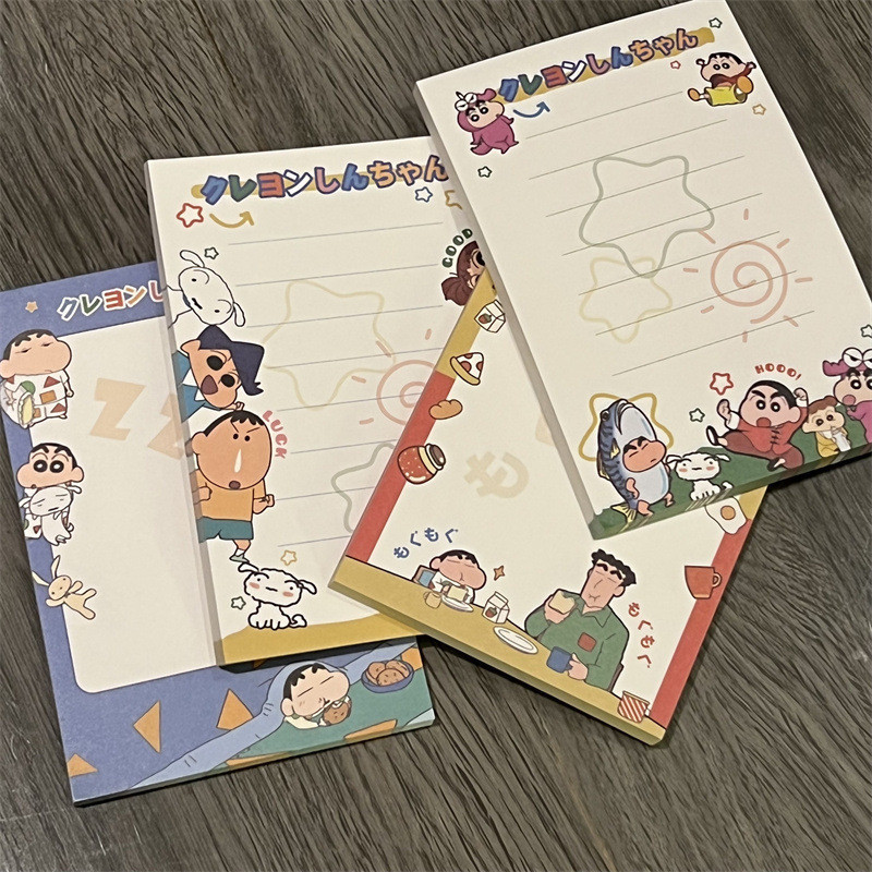 การ์ตูนน่ารักเครยอนชินจัง Sticky Notes Memo Sheets เครื่องเขียนอุปกรณ์สํานักงาน