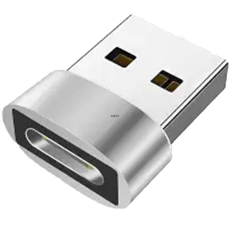 อะแดปเตอร์ชาร์จเร็วตัวแปลง USB เป็น USB C สําหรับโทรศัพท์ Type C แท็บเล็ตคอนโซล