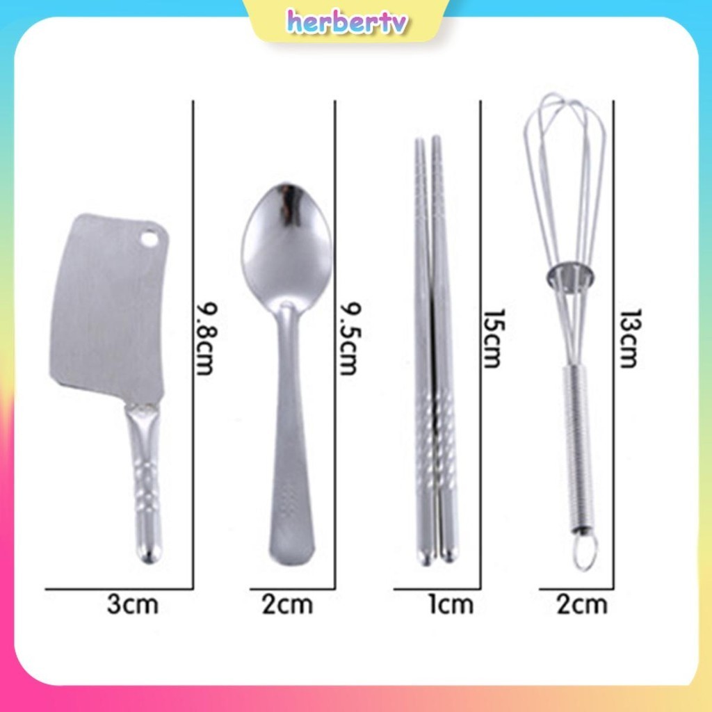 25 ชิ้นแกล้งทําเป็นชุดเครื่องครัวสแตนเลส Playset หม้อกระทะอุปกรณ์ทําอาหารชุด SHOPSBC2578 - รูปที่ 3