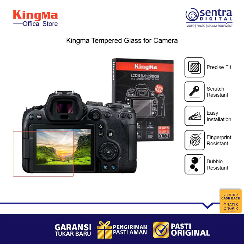 Kingma BMTG007 กระจกนิรภัยสําหรับ Panasonic GH5 Canon M3 M5 M10 EOS R