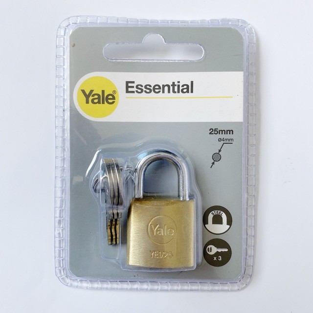 โจรไม่กล้า Yale กุญแจ กุณแจบ้าน แม่กุญแจล็อคบ้าน รุ่น คอสั้น ระบบสปริง  ระบบPIN  มี 5 ขนาด (ต่อ 1 ชิ