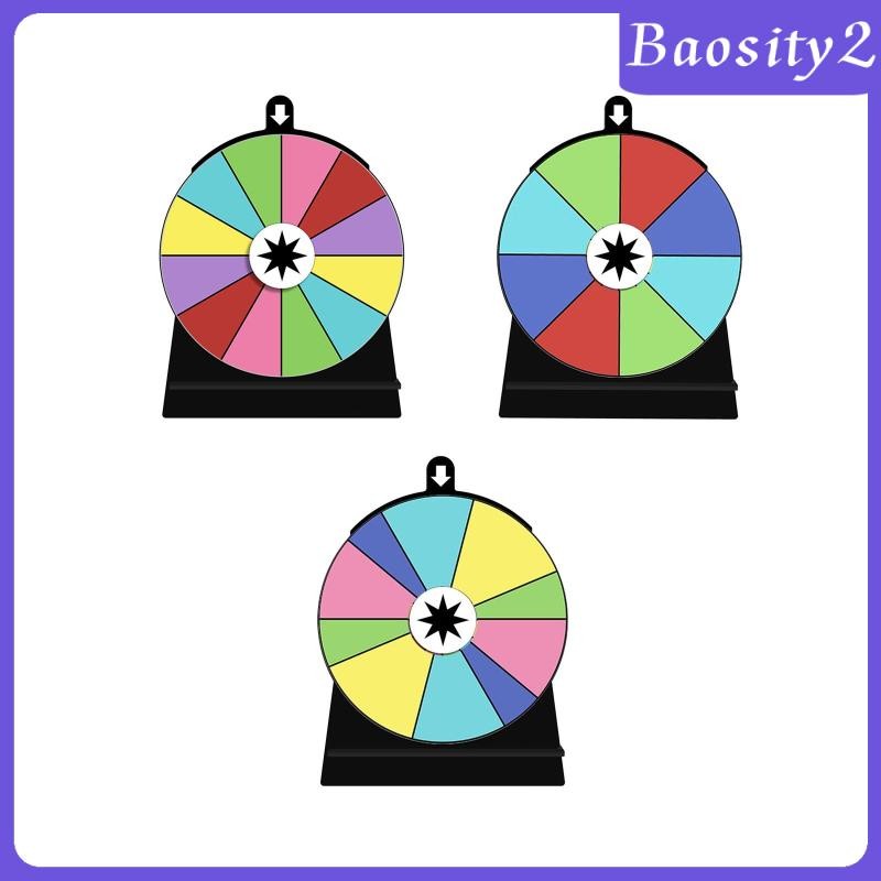 [Baosity2] Prize Turntable Fortune Wheel Easy Assembly Editable Roulette Wheel Prize Turntable สําหร