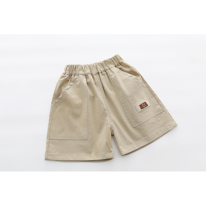 เด็กวัยหัดเดินฤดูร้อนชุดเด็กผู้ชายสไตล์เกาหลีลายคอปกเสื้อแขนสั้น + กางเกงขาสั้นเสื้อผ้าเด็กผู้ชายชุด - รูปที่ 7