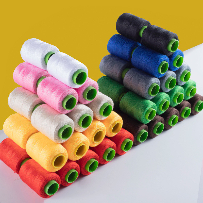 ด้ายเข็ม  300เมตร ด้ายเย็บผ้าม้วนเล็ก งานเย็บผ้าแฮนด์เมด อุปกรณ์DIYเครื่องประดับ