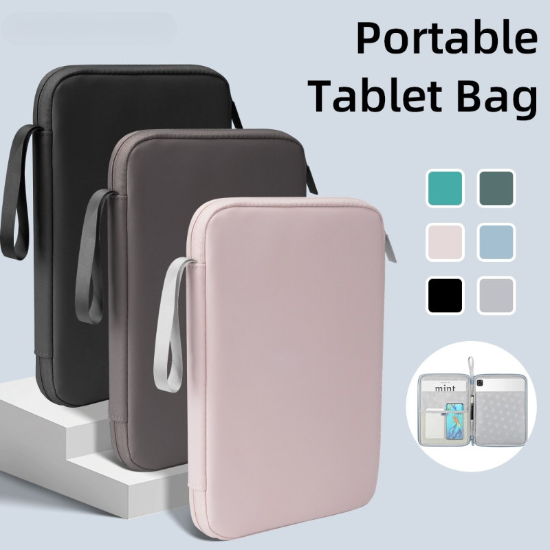 กระเป๋าถือสําหรับ iPad 11th Generation 2025 11 Air11 Air7 M3 Mini 2024 7th A17 Pro 11 Air 11 6 13 5 4 3Pro 2 1 10th 10.9 10.2 9.7 Mini 6 5 4 3 2 Pro13 หนัง PU กระเป๋าแล็ปท็อป