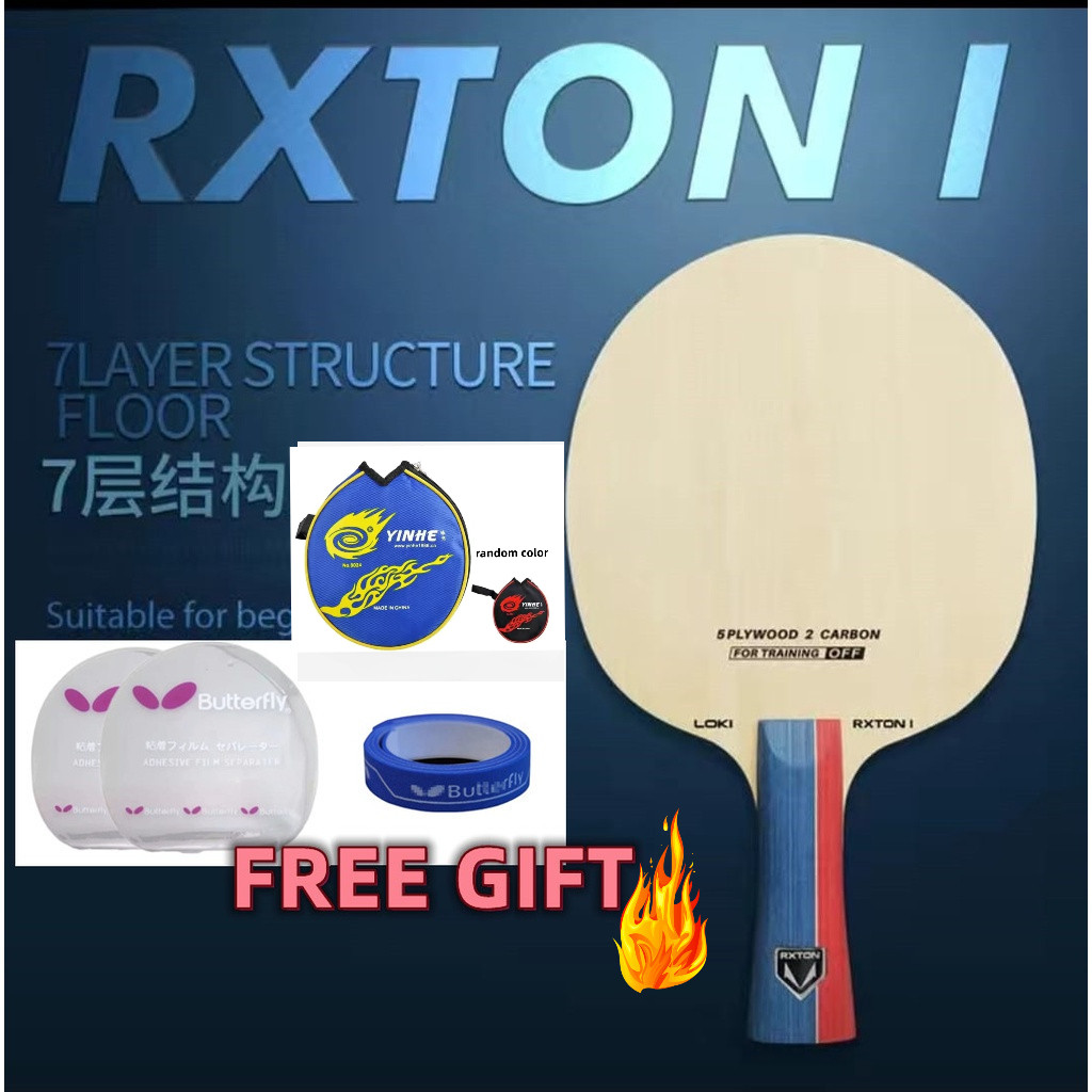 LOKI RXTON 1 ใบมีดปิงปอง 5+2 ใบมีดปิงปองคาร์บอน