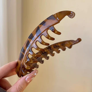 Retro Banana Clip กิ๊บติดผมแบบแบน กิ๊บติดผมสําหรับผู้หญิง