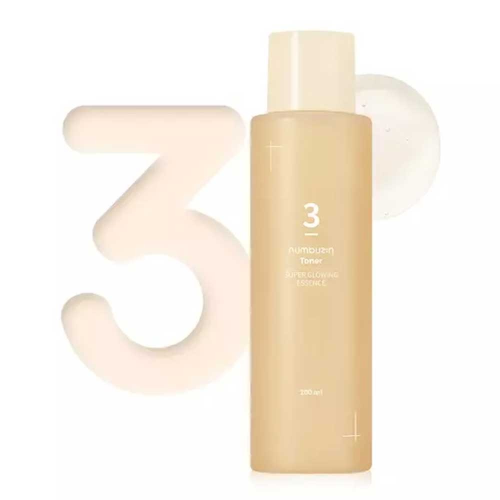 Numbuzin - No. 3 Super Glowing Essence Toner 200ML