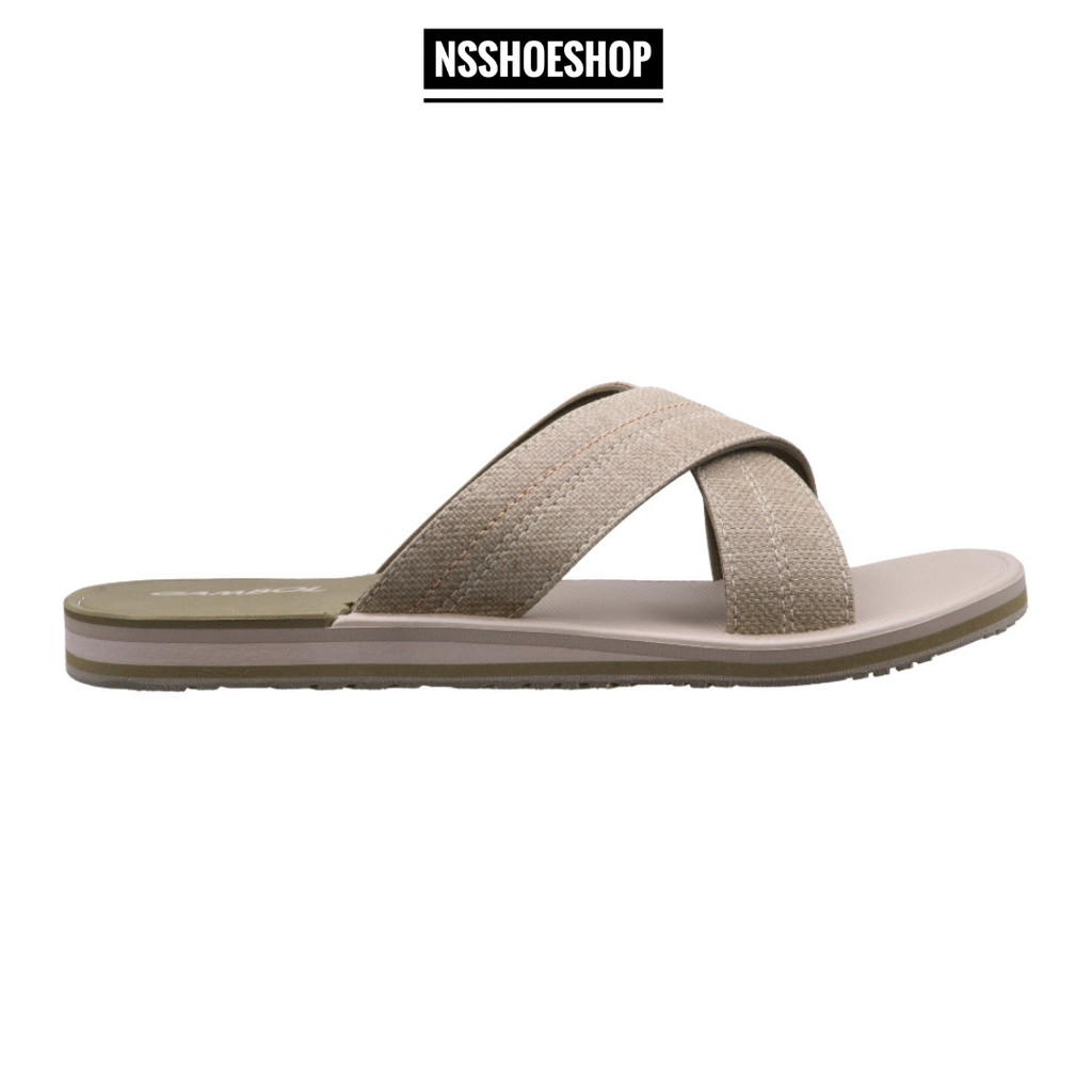 [ส่งทุกวัน] ใหม่!!! GAMBOL NATIVE CROSS รองเท้าแตะสวมชาย แกมโบล รุ่น GM12131 size 40-44