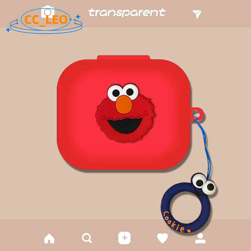 For Nothing Ear (a) Case Cartoon Silicone Finger Ring Lanyard Pendant Cute Nothing Ear (a) Silicone 