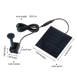 🚚 ส่งจากกรุงเทพ🚚 Solar Pump น้ำพุโซล่าเซลล์ ปั๊มน้ำพุ(เล็ก) น้ำพุพลังงานแสงอาทิตย์ solar powered fountain pump