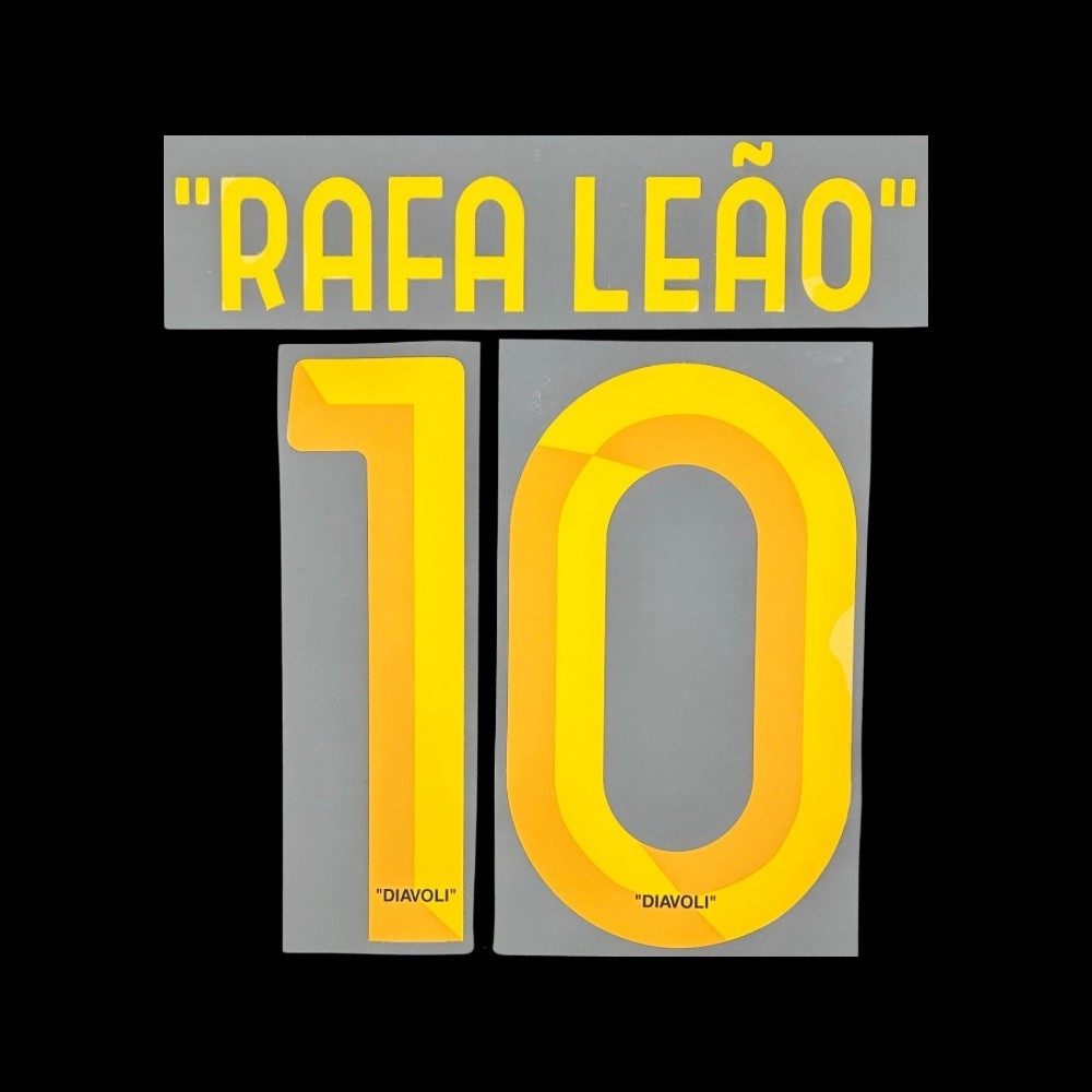 RAFA LEAO 10 2024-25 4th AC Milan X OFF WHITE PRINT