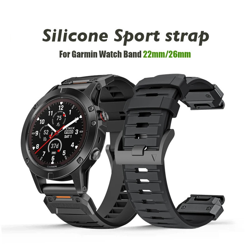 สายรัดสแตนเลสฟลูออโรยาง สำหรับ Garmin Fenix 8 7X 7 6X 6 5 5X Plus/Epix Pro Gen 2 47 51mm Quickfit 26 22mm MARQ instinct Enduro 3 2