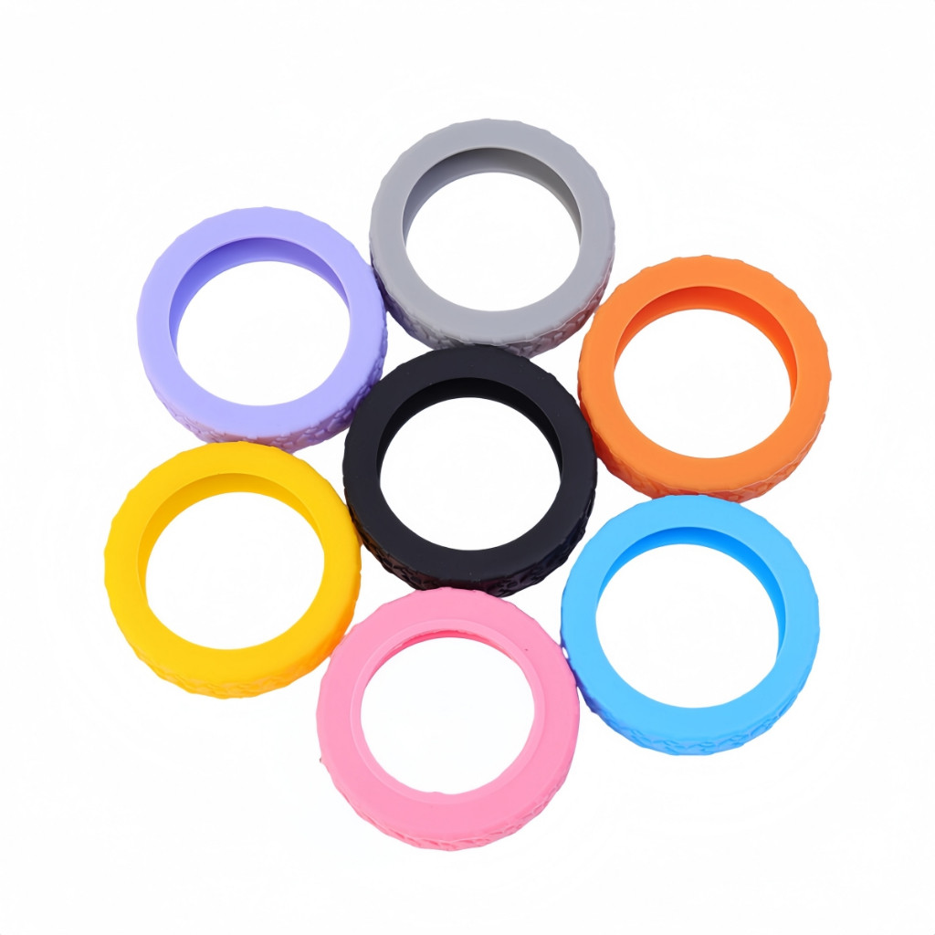 (8pcs)ปลอกหุ้มล้อซิลิโคน สำหรับกระเป๋าเดินทาง ลดเสียงรบกวน ปลอกหุ้มล้อกระเป๋าเดินทางแบบหนา อุปกรณ์เสริมกระเป๋าเดินทาง
