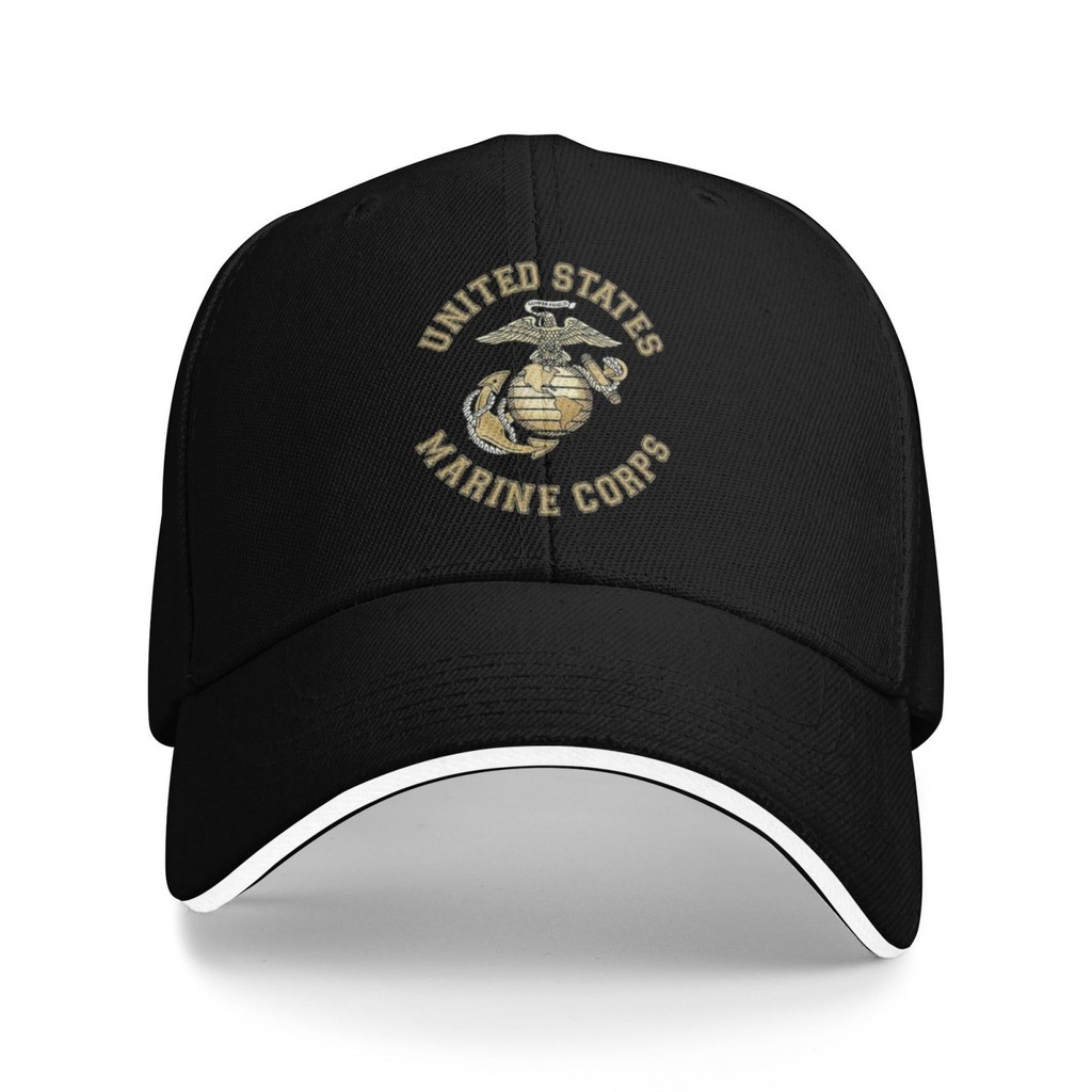Usmc United States Marine Corps Us Army Military Army Usa Fashion Diy หมวกเบสบอลใหม่ล่าสุด