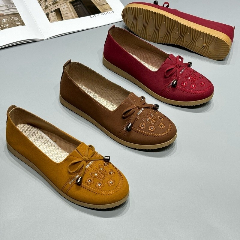 go🚚รองเท้าผ้าใบผู้หญิง นุ่ม รองเทาสลิปออน สบายและเบา ลำลอง ไม่ต้องผูกเชือกรองเท้า แฟชั่น ยืดหยุ่นได้ดี ไม่เจ็บเท้า P-051 - รูปที่ 7