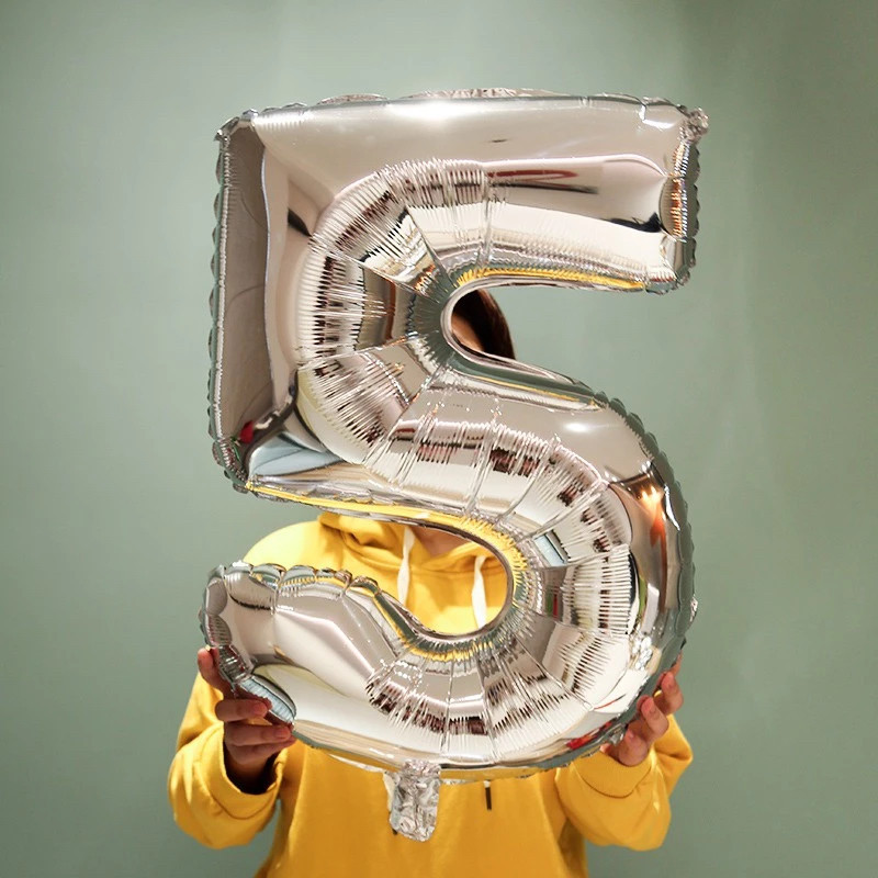 🔥พร้อมส่ง🔥 ลูกโป่งวันเกิด ลูกโป่งตัวเลข ขนาดใหญ่ 32 นิ้ว balloon ลูกโป่งฟอยล์ เลข ตัวเลขสำหรับตกแต่งงานปาร์ตี้วันเกิด