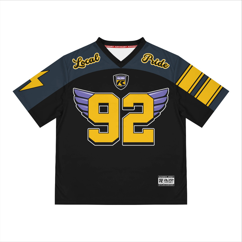 PUSH Rugby Jersey Dryfit Brazil/Milano Casual Full Printing Series Number 92 Streetwear Hockey / wom