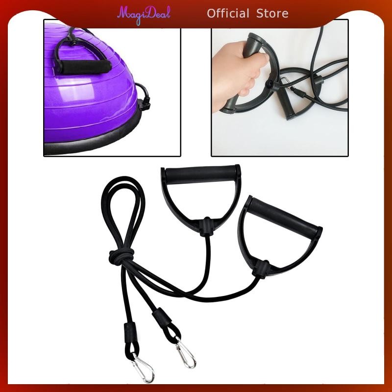 Magideal สายออกกําลังกาย Stepper Resistance Bands Home Gym 1 คู่สําหรับ