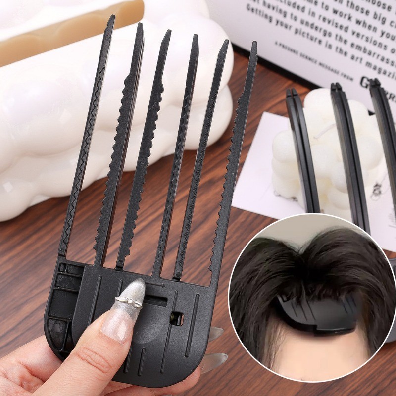 [3-5 วันมาถึง] 2หีบห่อ หวีลมมืออาชีพสําหรับจัดแต่งทรงผมที่บ้าน | การออกแบบฟัน 6 & 3 สําหรับปริมาณและผมหยิกเครื่องมือผมพลาสติกทนทานพร้อมคู่มือเป่าแห้งง่าย - รูปที่ 4