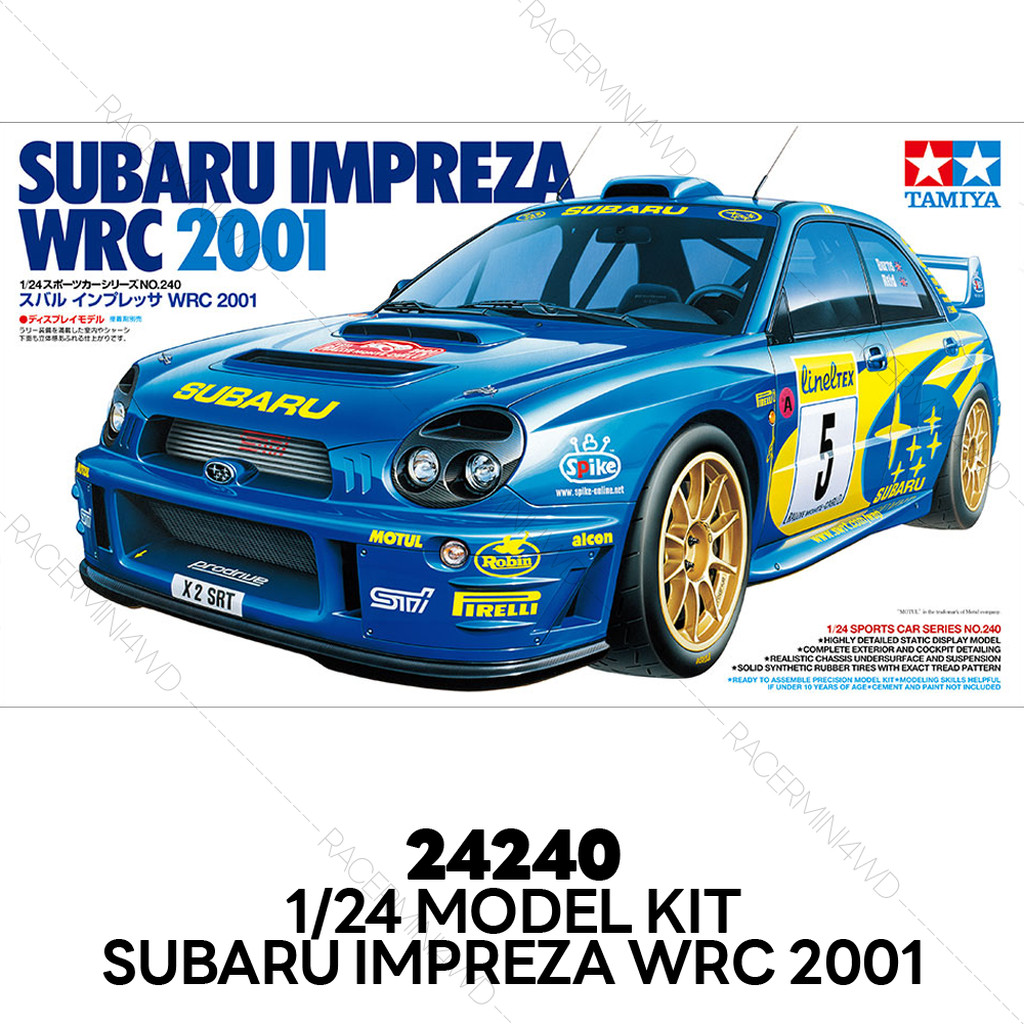 TAMIYA 24240 1/24 Model Kit Subaru Impreza WRC 2001