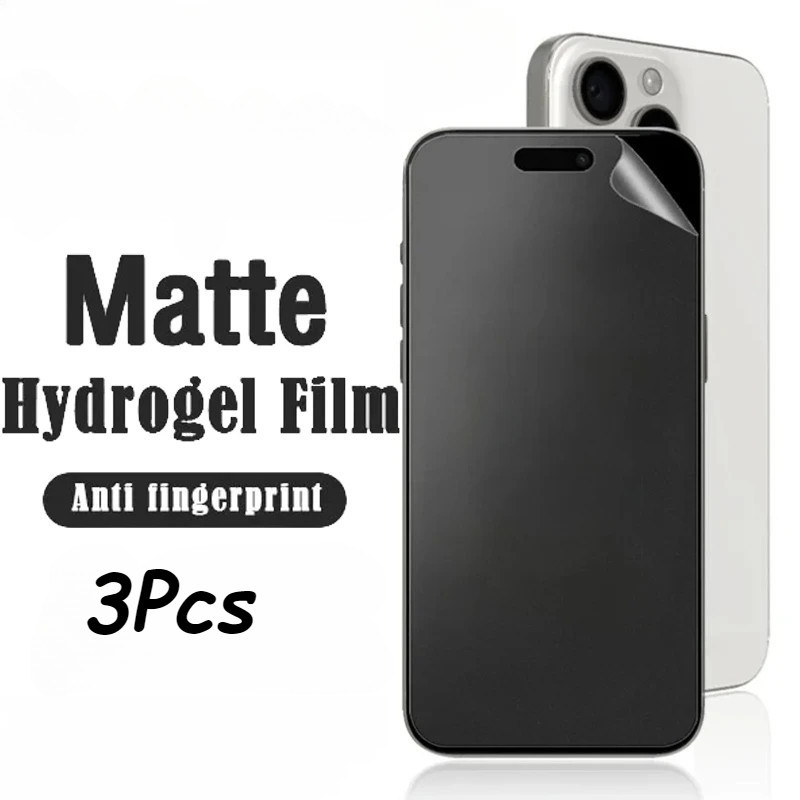 3 ชิ้น Matte Frosted HD Clear Soft Hydrogel ฟิล์มสําหรับ iQOO Neo10 Neo9s Neo9 Neo8 Neo7 Neo6 Neo5 S