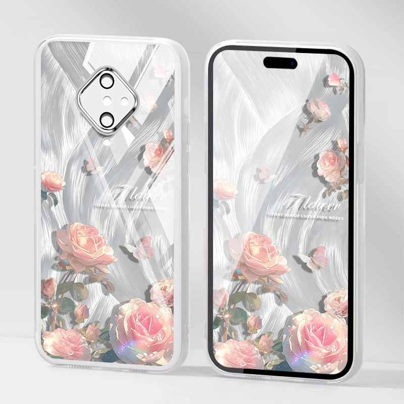 Ybd เคสโทรศัพท์สําหรับ Vivo S1 Pro 1920 Art Space Dream Star รูปแบบดอกไม้พร้อมเชือกเส้นเล็ก ราคา ถูกที่สุด ดีลบีเคเค แกลเลอรีภาพที่ 8