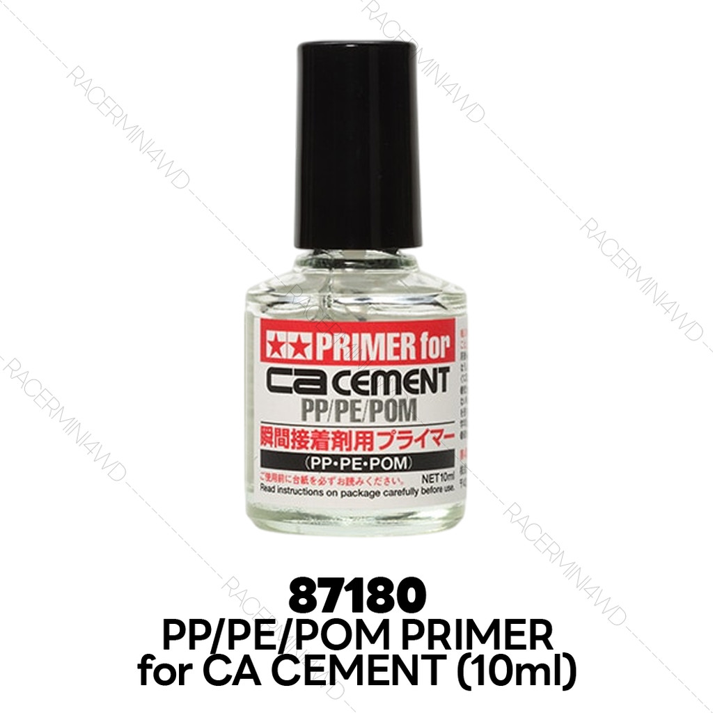 TAMIYA 87180 Primer for CA Cement (PP/PE/POM,10ml) น้ำยาประสานกาวทามิย่าแท้