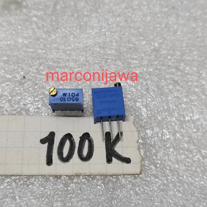 AS01 trimpot VR 104 100K ohm 3296 ตัวบน คิ้วข้าง