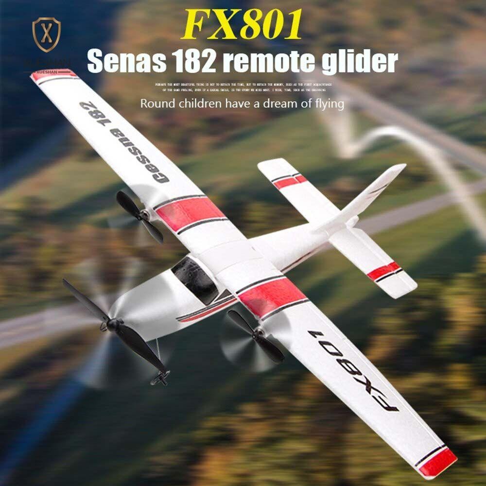 Xueshan สําหรับ Cessna 182 FX801 เครื่องบินของเล่น FX801 2CH ปีกคงที่ EPP โฟมสําหรับ Cessna 182 รุ่น